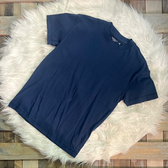 Bundled [A&F] Essential NWT Abercrombie Navy Gray Tee T-Shirts | XS Small Medium - Picture 3 of 15